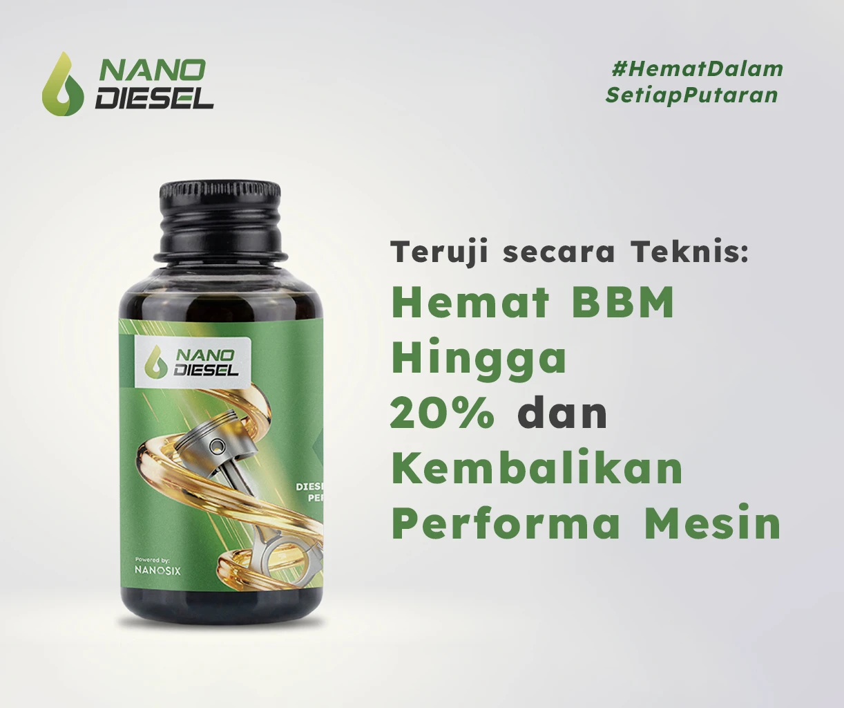 Nano Diesel 1 Botol - Hemat BBM Mesin Diesel