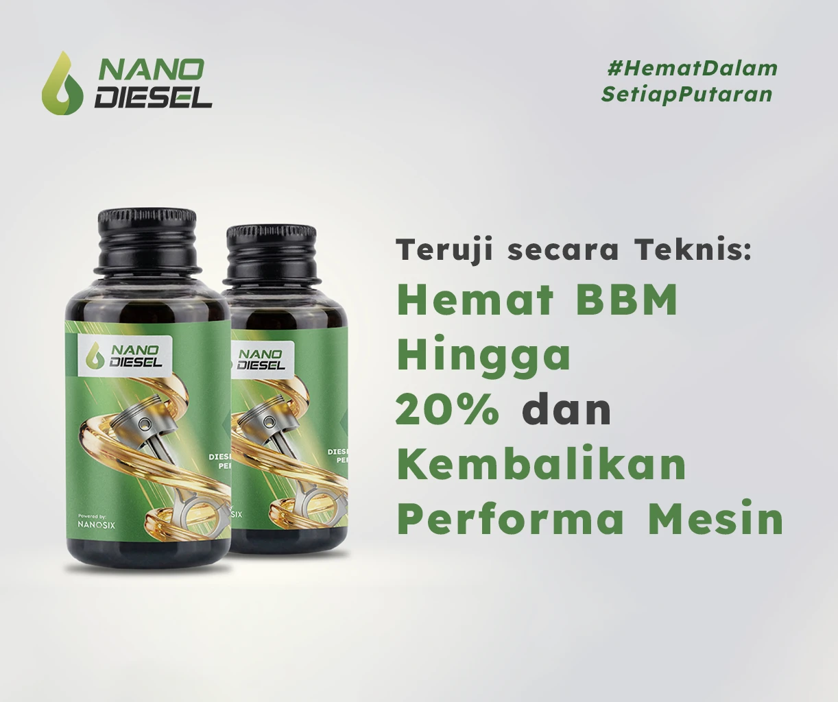 Nano Diesel 2 Botol - Cetane Booster Biodiesel