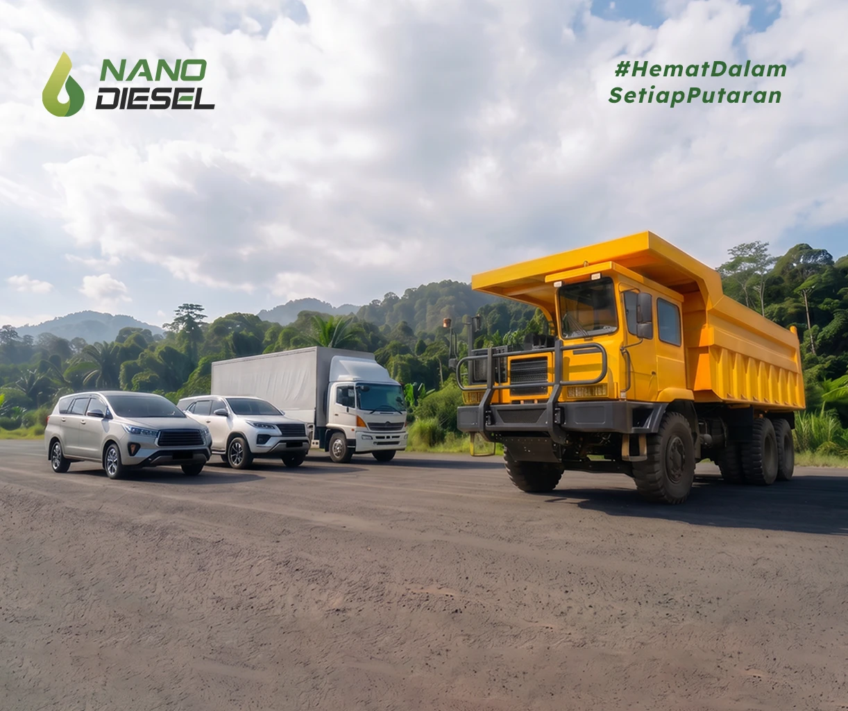 Haul Truck Industri dengan Nano Diesel